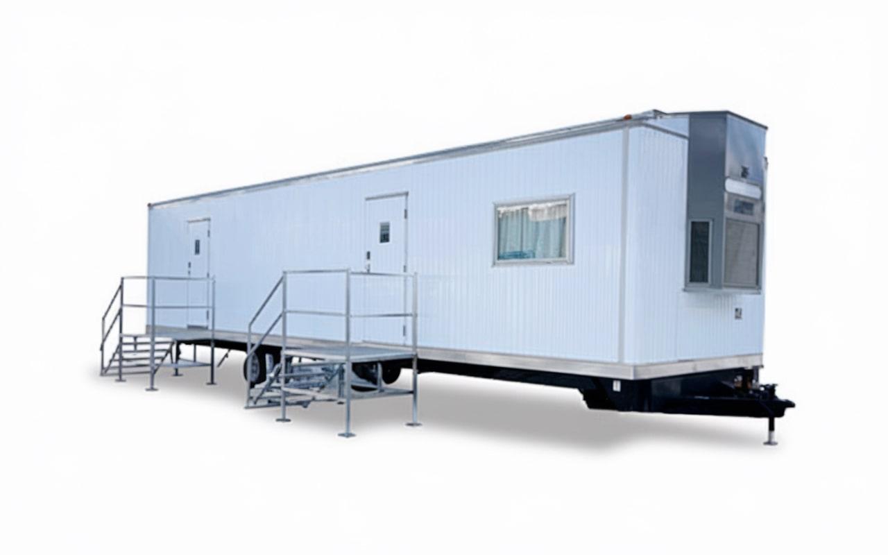 there are various sizes and configurations available for office trailers to accommodate different workspace needs